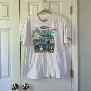 Ford White Bronco Graphic Tee